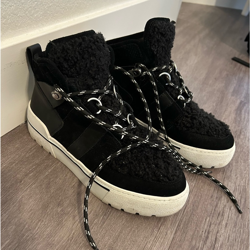 J Slides Booties/ Sneakers (Black) Size 6 1/2 W